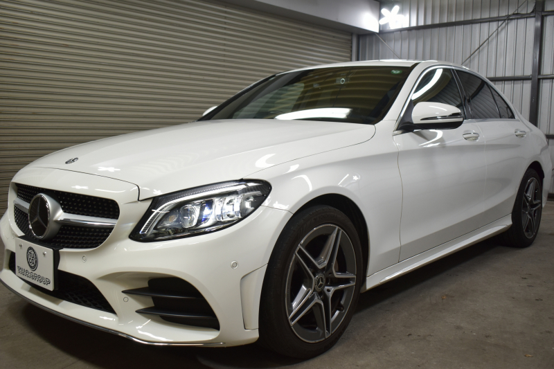 メルセデスベンツ Cクラス C220d ﾛｰﾚｳｽED ｽﾎﾟｰﾂﾌﾟﾗｽP ﾚｰﾀﾞｰｾｰﾌﾃｨP 後期 ﾋｰﾀｰ革 HUD ﾊﾞｯｸｶﾒﾗ 液晶ﾒｰﾀｰ ﾌｯﾄｹﾞｰﾄ ﾜｲﾔﾚｽC AMGｴｱﾛ18AW ﾃﾞｨｽﾄﾛ ﾌﾞﾗｲﾝﾄﾞS ﾅﾋﾞTV ｷｰﾚｽｺﾞｰ 2年保証