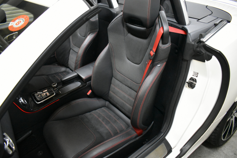 AMG SLC SLC43 ﾚｰﾀﾞｰｾｰﾌﾃｨP 367馬力 9速AT ﾏｼﾞｯｸｽｶｲﾙｰﾌ ﾋｰﾀｰ黒革 ｷｰﾚｽGO PTS AMGｴｱﾛ18AW ﾃﾞｨｽﾄﾛ Bｽﾎﾟｯﾄ LEDﾍｯﾄﾞﾗｲﾄ harman/kardon 地ﾃﾞｼﾞHDDﾅﾋﾞ Bｶﾒﾗ 2年保証