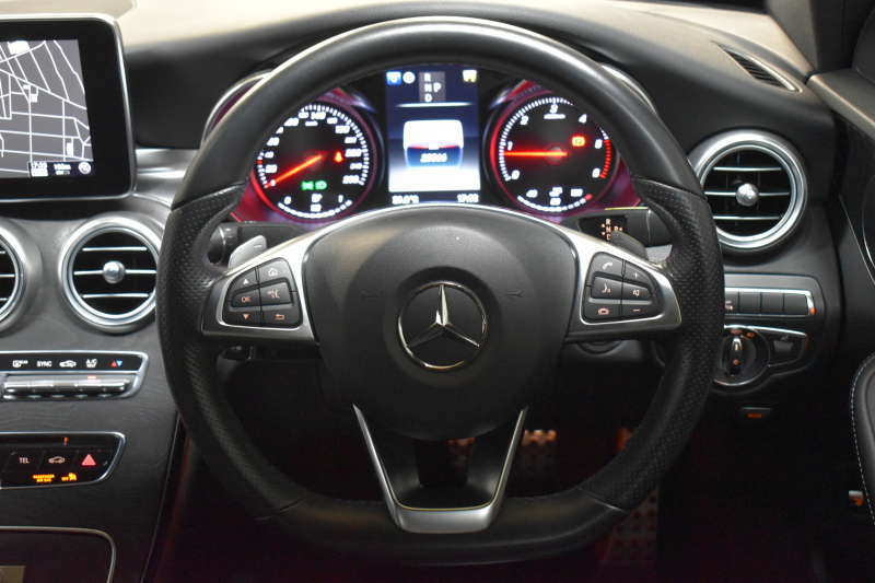メルセデスベンツ Cクラス C220d ﾛｰﾚｳｽED ﾚｰﾀﾞｰｾｰﾌﾃｨP AMGﾗｲﾝ ﾍﾞｰｼｯｸP 特別仕様車  革 AMGｴｱﾛ18AW ｴｱｻｽ ﾃﾞｨｽﾄﾛﾆｯｸ ﾌﾞﾗｲﾝﾄﾞｽﾎﾟｯﾄ ﾚｰﾝｷｰﾌﾟ ﾊﾟｰｷﾝｸﾞﾊﾟｲﾛｯﾄ ﾊﾟｰｸﾄﾛﾆｯｸ ｷｰﾚｽｺﾞｰ ﾅﾋﾞTV Bｶﾒﾗ 2年保証