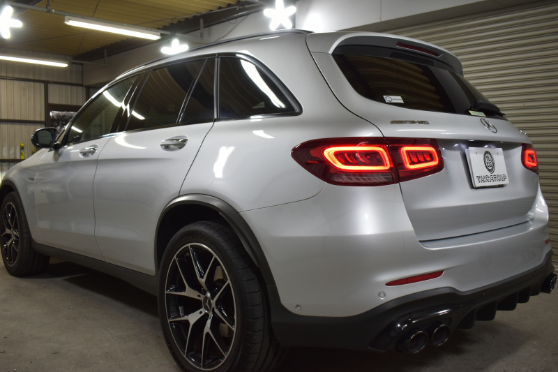 AMG GLC GLC43 4MATIC  ｴｸｽｸﾙｰｼﾌﾞ ﾚｰﾀﾞｰｾｰﾌﾃｨP 後期型  390馬力V6 ﾊﾟﾉﾗﾏｻﾝﾙｰﾌ MBUXｼｽﾃﾑ ﾋｰﾀｰ赤黒革 ﾃﾞｨｽﾄﾛ BSM Lﾁｪﾝｼﾞ AMGｴｱﾛ20AW ｷｰﾚｽGO PTS  HUD  対話式ﾅﾋﾞTV 360ｶﾒ 2年保証