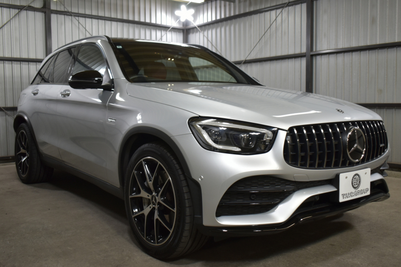 AMG GLC GLC43 4MATIC  ｴｸｽｸﾙｰｼﾌﾞ ﾚｰﾀﾞｰｾｰﾌﾃｨP 後期型  390馬力V6 ﾊﾟﾉﾗﾏｻﾝﾙｰﾌ MBUXｼｽﾃﾑ ﾋｰﾀｰ赤黒革 ﾃﾞｨｽﾄﾛ BSM Lﾁｪﾝｼﾞ AMGｴｱﾛ20AW ｷｰﾚｽGO PTS  HUD  対話式ﾅﾋﾞTV 360ｶﾒ 2年保証