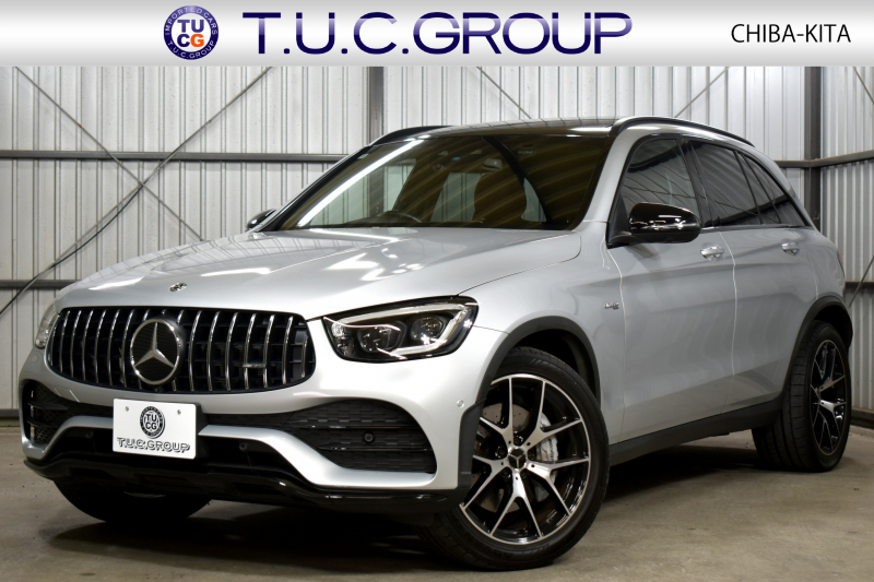 AMG GLC GLC43 4MATIC  ｴｸｽｸﾙｰｼﾌﾞ ﾚｰﾀﾞｰｾｰﾌﾃｨP 後期型  390馬力V6 ﾊﾟﾉﾗﾏｻﾝﾙｰﾌ MBUXｼｽﾃﾑ ﾋｰﾀｰ赤黒革 ﾃﾞｨｽﾄﾛ BSM Lﾁｪﾝｼﾞ AMGｴｱﾛ20AW ｷｰﾚｽGO PTS  HUD  対話式ﾅﾋﾞTV 360ｶﾒ 2年保証