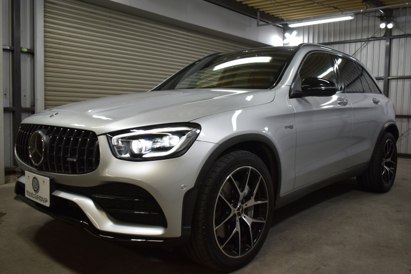AMG GLC GLC43 4MATIC  ｴｸｽｸﾙｰｼﾌﾞ ﾚｰﾀﾞｰｾｰﾌﾃｨP 後期型  390馬力V6 ﾊﾟﾉﾗﾏｻﾝﾙｰﾌ MBUXｼｽﾃﾑ ﾋｰﾀｰ赤黒革 ﾃﾞｨｽﾄﾛ BSM Lﾁｪﾝｼﾞ AMGｴｱﾛ20AW ｷｰﾚｽGO PTS  HUD  対話式ﾅﾋﾞTV 360ｶﾒ 2年保証
