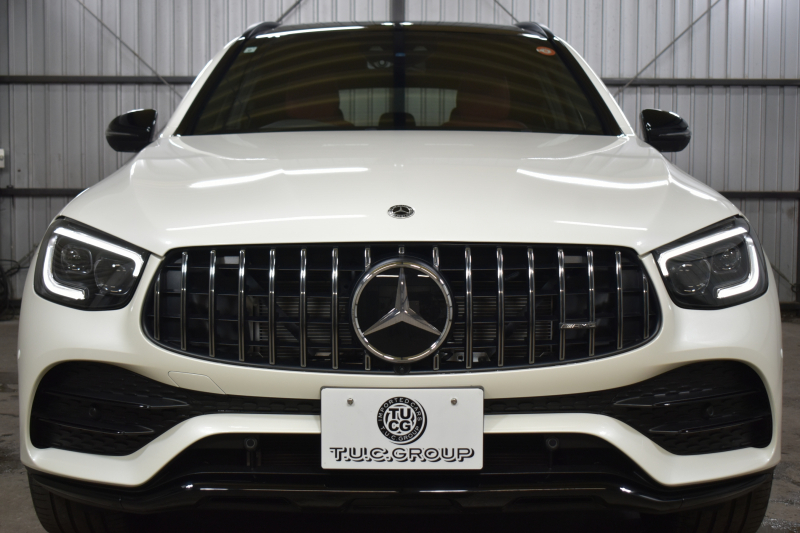 AMG GLC GLC43 4MATIC  ｴｸｽｸﾙｰｼﾌﾞ ﾚｰﾀﾞｰｾｰﾌﾃｨP 後期型  390馬力V6 ﾊﾟﾉﾗﾏｻﾝﾙｰﾌ MBUXｼｽﾃﾑ ﾋｰﾀｰ赤黒革 ﾃﾞｨｽﾄﾛ BSM Lﾁｪﾝｼﾞ AMGｴｱﾛ20AW ｷｰﾚｽGO PTS  HUD  対話式ﾅﾋﾞTV 360ｶﾒ 2年保証