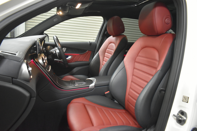 AMG GLC GLC43 4MATIC  ｴｸｽｸﾙｰｼﾌﾞ ﾚｰﾀﾞｰｾｰﾌﾃｨP 後期型  390馬力V6 ﾊﾟﾉﾗﾏｻﾝﾙｰﾌ MBUXｼｽﾃﾑ ﾋｰﾀｰ赤黒革 ﾃﾞｨｽﾄﾛ BSM Lﾁｪﾝｼﾞ AMGｴｱﾛ20AW ｷｰﾚｽGO PTS  HUD  対話式ﾅﾋﾞTV 360ｶﾒ 2年保証