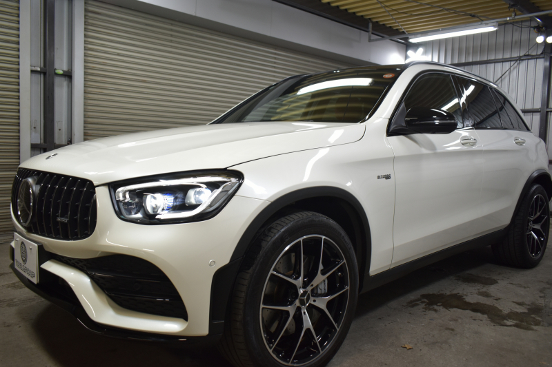 AMG GLC GLC43 4MATIC  ｴｸｽｸﾙｰｼﾌﾞ ﾚｰﾀﾞｰｾｰﾌﾃｨP 後期型  390馬力V6 ﾊﾟﾉﾗﾏｻﾝﾙｰﾌ MBUXｼｽﾃﾑ ﾋｰﾀｰ赤黒革 ﾃﾞｨｽﾄﾛ BSM Lﾁｪﾝｼﾞ AMGｴｱﾛ20AW ｷｰﾚｽGO PTS  HUD  対話式ﾅﾋﾞTV 360ｶﾒ 2年保証
