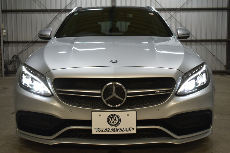 AMG Cクラス C63Sﾜｺﾞﾝ ﾚｰﾀﾞｰｾｰﾌﾃｨP V8ﾂｲﾝﾀｰﾎﾞ/510馬力 右ﾊﾝﾄﾞﾙ ﾊﾟﾉﾗﾏｻﾝﾙｰﾌ 専用19AW AMGﾊﾟﾌｫｰﾏﾝｽ/黒革/ｽﾃｱﾘﾝｸﾞ/ｴｸﾞｿﾞｰｽﾄ ﾌﾞﾙﾒｽﾀｰ HUD ｴｱﾊﾞﾗﾝｽP ﾃﾞｨｽﾄﾛﾆｯｸ ﾌﾞﾗｲﾝﾄﾞS ﾚｰﾝｷｰﾌﾟ ﾅﾋﾞTV Bｶﾒﾗ ﾌｯﾄｹﾞｰﾄ ｷｰGO 2年保証