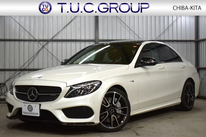 AMG Cクラス C43 4M ｴｸｽｸﾙｰｼﾌﾞP ﾚｰﾀﾞｰｾｰﾌﾃｨP ﾊﾟﾉﾗﾏｻﾝﾙｰﾌ 革 ﾌﾞﾙﾒｽﾀｰｻｳﾝﾄﾞ ﾌｯﾄﾄﾗﾝｸ ｴｱﾊﾞﾗﾝｽP ｴｱﾛ19AW ﾃﾞｨｽﾄﾛﾆｯｸ ﾌﾞﾗｲﾝﾄﾞｽﾎﾟｯﾄ ﾚｰﾝｷｰﾌﾟ ﾅﾋﾞTV ﾊﾞｯｸｶﾒﾗ ｷｰﾚｽｺﾞｰ 2年保証