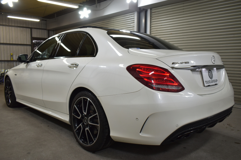 AMG Cクラス C43 4M ｴｸｽｸﾙｰｼﾌﾞP ﾚｰﾀﾞｰｾｰﾌﾃｨP ﾊﾟﾉﾗﾏｻﾝﾙｰﾌ 革 ﾌﾞﾙﾒｽﾀｰｻｳﾝﾄﾞ ﾌｯﾄﾄﾗﾝｸ ｴｱﾊﾞﾗﾝｽP ｴｱﾛ19AW ﾃﾞｨｽﾄﾛﾆｯｸ ﾌﾞﾗｲﾝﾄﾞｽﾎﾟｯﾄ ﾚｰﾝｷｰﾌﾟ ﾅﾋﾞTV ﾊﾞｯｸｶﾒﾗ ｷｰﾚｽｺﾞｰ 2年保証