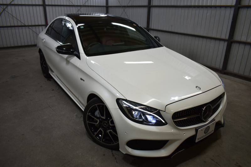 AMG Cクラス C43 4M ｴｸｽｸﾙｰｼﾌﾞP ﾚｰﾀﾞｰｾｰﾌﾃｨP ﾊﾟﾉﾗﾏｻﾝﾙｰﾌ 革 ﾌﾞﾙﾒｽﾀｰｻｳﾝﾄﾞ ﾌｯﾄﾄﾗﾝｸ ｴｱﾊﾞﾗﾝｽP ｴｱﾛ19AW ﾃﾞｨｽﾄﾛﾆｯｸ ﾌﾞﾗｲﾝﾄﾞｽﾎﾟｯﾄ ﾚｰﾝｷｰﾌﾟ ﾅﾋﾞTV ﾊﾞｯｸｶﾒﾗ ｷｰﾚｽｺﾞｰ 2年保証