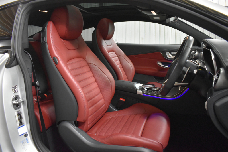 AMG Cクラス C43 4M ｸｰﾍﾟ ﾚｰﾀﾞｰSP 後期型 390馬力 MEｺﾈｸﾄ ﾊﾟﾉﾗﾏｻﾝﾙｰﾌ ﾋｰﾀｰ赤本革 ﾃﾞｨｽﾄﾛ BSM Lﾁｪﾝｼﾞ AMGｴｱﾛ19AW PTS ﾌｯﾄﾄﾗﾝｸ HUD ﾌﾞﾙﾒｽﾀｰ 液晶ﾒｰﾀｰ 地ﾃﾞｼﾞBｶﾒ 2年保証