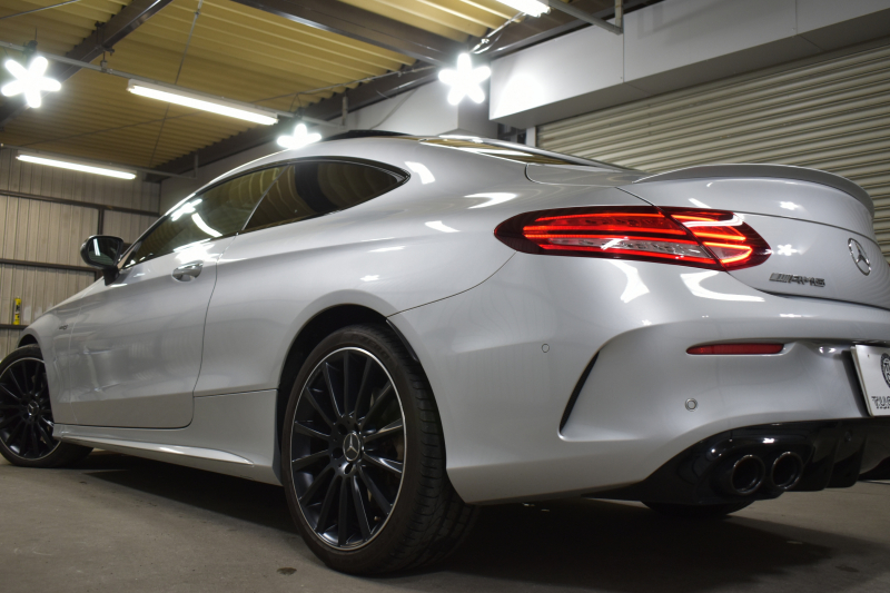 AMG Cクラス C43 4M ｸｰﾍﾟ ﾚｰﾀﾞｰSP 後期型 390馬力 MEｺﾈｸﾄ ﾊﾟﾉﾗﾏｻﾝﾙｰﾌ ﾋｰﾀｰ赤本革 ﾃﾞｨｽﾄﾛ BSM Lﾁｪﾝｼﾞ AMGｴｱﾛ19AW PTS ﾌｯﾄﾄﾗﾝｸ HUD ﾌﾞﾙﾒｽﾀｰ 液晶ﾒｰﾀｰ 地ﾃﾞｼﾞBｶﾒ 2年保証