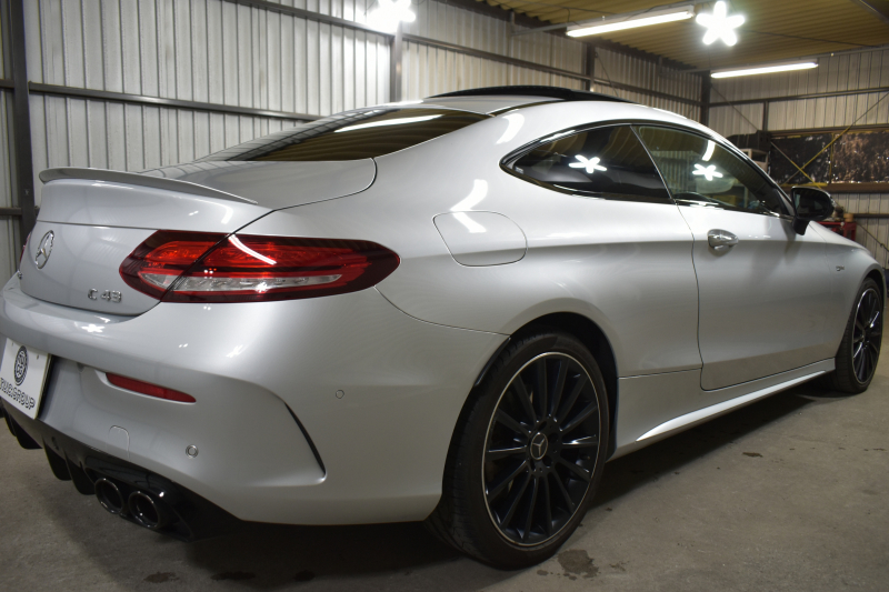 AMG Cクラス C43 4M ｸｰﾍﾟ ﾚｰﾀﾞｰSP 後期型 390馬力 MEｺﾈｸﾄ ﾊﾟﾉﾗﾏｻﾝﾙｰﾌ ﾋｰﾀｰ赤本革 ﾃﾞｨｽﾄﾛ BSM Lﾁｪﾝｼﾞ AMGｴｱﾛ19AW PTS ﾌｯﾄﾄﾗﾝｸ HUD ﾌﾞﾙﾒｽﾀｰ 液晶ﾒｰﾀｰ 地ﾃﾞｼﾞBｶﾒ 2年保証