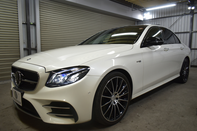 AMG Eクラス ﾒﾙｾﾃﾞｽAMG E43 4M EXCP ﾚｰﾀﾞｰSP V6ﾂｲﾝﾀｰﾎﾞ 401馬力 ﾊﾟﾉﾗﾏSR ﾄﾞﾗｲﾋﾞﾝｸﾞﾀﾞｲﾅﾐｯｸｼｰﾄ 全席ﾋｰﾀｰ黒革 ﾍﾞﾝﾁﾚｰｼｮﾝ ﾃﾞｨｽﾄﾛﾆｯｸ Bｽﾎﾟｯﾄ AMGｴｱﾛ20AW 地ﾃﾞｼﾞ ﾌﾞﾙﾒｽﾀｰS 360ｶﾒﾗ 2年保証