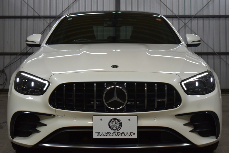 AMG Eクラス E53 4ﾏﾁｯｸ+ ｴｸｽｸﾙｰｼﾌﾞ ﾚｰﾀﾞｰｾｰﾌﾃｨP 後期型 3.0ﾘｯﾀｰ/435馬力 4WD ﾊﾟﾉﾗﾏｻﾝﾙｰﾌ ﾋｰﾀｰｸｰﾗｰ黒革 ﾃﾞｨｽﾄﾛ BSM Lﾁｪﾝｼﾞ AMGｴｱﾛ20AW ｷｰﾚｽGO PTS ﾌﾞﾙﾒｽﾀｰ HUD 電動ﾄﾗﾝｸ LEDﾍｯﾄﾞﾗｲﾄ 地ﾃﾞｼﾞﾅﾋﾞ 360ｶﾒﾗ 2年保証