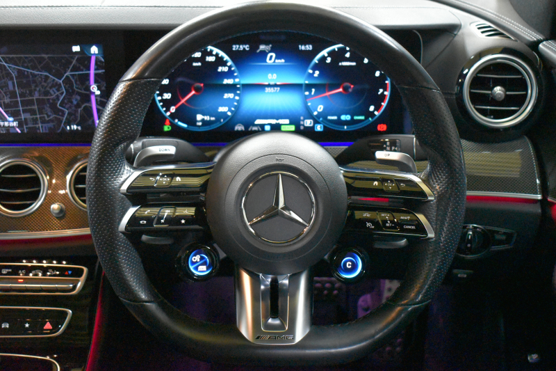 AMG Eクラス E53 4ﾏﾁｯｸ+ ｴｸｽｸﾙｰｼﾌﾞ ﾚｰﾀﾞｰｾｰﾌﾃｨP 後期型 3.0ﾘｯﾀｰ/435馬力 4WD ﾊﾟﾉﾗﾏｻﾝﾙｰﾌ ﾋｰﾀｰｸｰﾗｰ黒革 ﾃﾞｨｽﾄﾛ BSM Lﾁｪﾝｼﾞ AMGｴｱﾛ20AW ｷｰﾚｽGO PTS ﾌﾞﾙﾒｽﾀｰ HUD 電動ﾄﾗﾝｸ LEDﾍｯﾄﾞﾗｲﾄ 地ﾃﾞｼﾞﾅﾋﾞ 360ｶﾒﾗ 2年保証