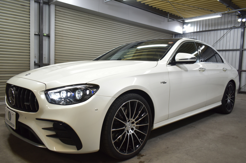 AMG Eクラス E53 4ﾏﾁｯｸ+ ｴｸｽｸﾙｰｼﾌﾞ ﾚｰﾀﾞｰｾｰﾌﾃｨP 後期型 3.0ﾘｯﾀｰ/435馬力 4WD ﾊﾟﾉﾗﾏｻﾝﾙｰﾌ ﾋｰﾀｰｸｰﾗｰ黒革 ﾃﾞｨｽﾄﾛ BSM Lﾁｪﾝｼﾞ AMGｴｱﾛ20AW ｷｰﾚｽGO PTS ﾌﾞﾙﾒｽﾀｰ HUD 電動ﾄﾗﾝｸ LEDﾍｯﾄﾞﾗｲﾄ 地ﾃﾞｼﾞﾅﾋﾞ 360ｶﾒﾗ 2年保証