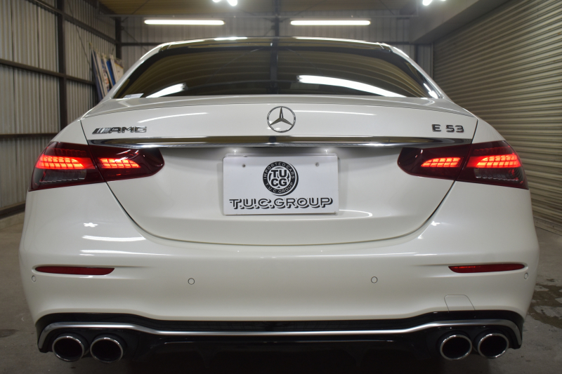 AMG Eクラス E53 4ﾏﾁｯｸ+ ｴｸｽｸﾙｰｼﾌﾞ ﾚｰﾀﾞｰｾｰﾌﾃｨP 後期型 3.0ﾘｯﾀｰ/435馬力 4WD ﾊﾟﾉﾗﾏｻﾝﾙｰﾌ ﾋｰﾀｰｸｰﾗｰ黒革 ﾃﾞｨｽﾄﾛ BSM Lﾁｪﾝｼﾞ AMGｴｱﾛ20AW ｷｰﾚｽGO PTS ﾌﾞﾙﾒｽﾀｰ HUD 電動ﾄﾗﾝｸ LEDﾍｯﾄﾞﾗｲﾄ 地ﾃﾞｼﾞﾅﾋﾞ 360ｶﾒﾗ 2年保証