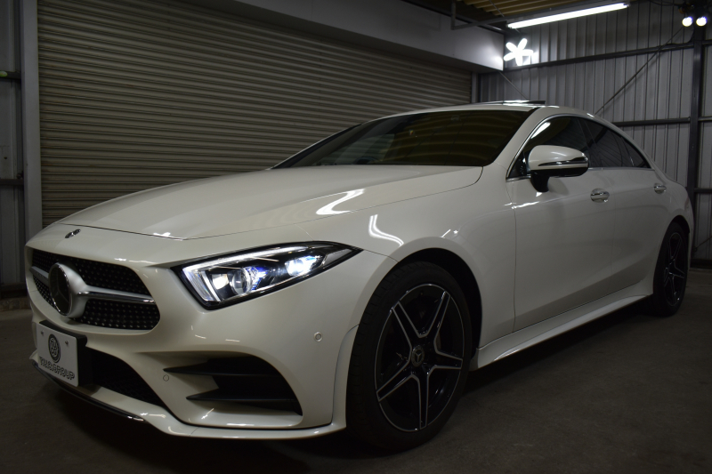 メルセデスベンツ CLS CLS450 4ﾏﾁｯｸ ｽﾎﾟｰﾂ ｴｸｽｸﾙｰｼﾌﾞ ﾚｰﾀﾞｰｾｰﾌﾃｨP 367馬力 ISG搭載 ｻﾝﾙｰﾌ 全席ﾋｰﾀｰ赤黒革 ﾍﾞﾝﾁﾚｰｼｮﾝ ﾌﾞﾙﾒｽﾀｰS ﾃﾞｨｽﾄﾛﾆｯｸ ｱｯﾌﾟﾙｶｰﾌﾟﾚｲ AMGｴｱﾛ19AW ｷｰﾚｽGO MEｺﾈ PTS ﾌｯﾄﾄﾗﾝｸ HUD 地ﾃﾞｼﾞ360ｶﾒﾗ 2年保証