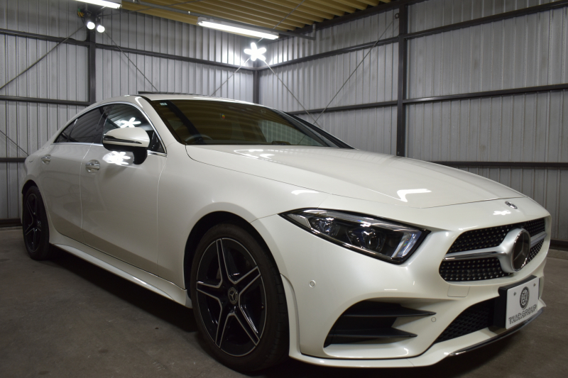 メルセデスベンツ CLS CLS450 4ﾏﾁｯｸ ｽﾎﾟｰﾂ ｴｸｽｸﾙｰｼﾌﾞ ﾚｰﾀﾞｰｾｰﾌﾃｨP 367馬力 ISG搭載 ｻﾝﾙｰﾌ 全席ﾋｰﾀｰ赤黒革 ﾍﾞﾝﾁﾚｰｼｮﾝ ﾌﾞﾙﾒｽﾀｰS ﾃﾞｨｽﾄﾛﾆｯｸ ｱｯﾌﾟﾙｶｰﾌﾟﾚｲ AMGｴｱﾛ19AW ｷｰﾚｽGO MEｺﾈ PTS ﾌｯﾄﾄﾗﾝｸ HUD 地ﾃﾞｼﾞ360ｶﾒﾗ 2年保証
