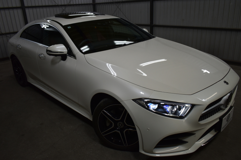 メルセデスベンツ CLS CLS450 4ﾏﾁｯｸ ｽﾎﾟｰﾂ ｴｸｽｸﾙｰｼﾌﾞ ﾚｰﾀﾞｰｾｰﾌﾃｨP 367馬力 ISG搭載 ｻﾝﾙｰﾌ 全席ﾋｰﾀｰ赤黒革 ﾍﾞﾝﾁﾚｰｼｮﾝ ﾌﾞﾙﾒｽﾀｰS ﾃﾞｨｽﾄﾛﾆｯｸ ｱｯﾌﾟﾙｶｰﾌﾟﾚｲ AMGｴｱﾛ19AW ｷｰﾚｽGO MEｺﾈ PTS ﾌｯﾄﾄﾗﾝｸ HUD 地ﾃﾞｼﾞ360ｶﾒﾗ 2年保証