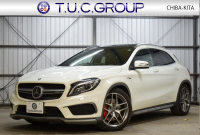 AMG GLA GLA45 4ﾏﾁｯｸ ﾚｰﾀﾞｰｾｰﾌﾃｨP 高出力ｴﾝｼﾞﾝ360馬力 ﾊﾟﾉﾗﾏｻﾝﾙｰﾌ ﾋｰﾀｰ黒革 ﾃﾞｨｽﾄﾛﾆｯｸﾌﾟﾗｽ ﾌﾞﾗｲﾝｯﾄﾞｽﾎﾟｯﾄ ﾚｰﾝｷｰﾌﾟ AMGｴｱﾛ19AW ｷｰﾚｽGO ﾊﾟｰｸﾄﾛﾆｯｸ 地デジBｶﾒﾗ 2年保証