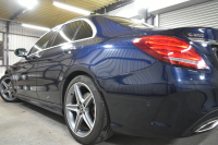 メルセデスベンツ Cクラス C200 4ﾏﾁｯｸ AVG AMGﾗｲﾝ ﾚｰﾀﾞｰｾｰﾌﾃｨP  MEｺﾈｸﾄ 9速  184馬力 燃費13.7km 4WD ﾋｰﾀｰ黒革 ﾃﾞｨｽﾄﾛ BSM Lｷｰﾌﾟ AMGｴｱﾛ18AW ｷｰﾚｽGO ﾊﾟｰｸﾄﾛ LEDﾍｯﾄﾞﾗｲﾄ ﾏﾙﾁｱﾝﾋﾞｴﾝﾄﾗｲﾄ 地ﾃﾞｼﾞﾅﾋﾞ Bｶﾒﾗ 2年保証