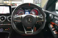 AMG Cクラス C63Sﾜｺﾞﾝ ﾚｰﾀﾞｰｾｰﾌﾃｨP V8ﾂｲﾝﾀｰﾎﾞ/510馬力 右ﾊﾝﾄﾞﾙ ﾊﾟﾉﾗﾏｻﾝﾙｰﾌ 専用19AW AMGﾊﾟﾌｫｰﾏﾝｽ/赤黒革ｼｰﾄ/ｽﾃｱﾘﾝｸﾞ/ｴｸﾞｿﾞｰｽﾄ ﾌﾞﾙﾒｽﾀｰ HUD ｴｱﾊﾞﾗﾝｽP ﾃﾞｨｽﾄﾛﾆｯｸ ﾌﾞﾗｲﾝﾄﾞS ﾚｰﾝｷｰﾌﾟ ﾅﾋﾞTV Bｶﾒﾗ ﾌｯﾄｹﾞｰﾄ ｷｰGO 2年保証