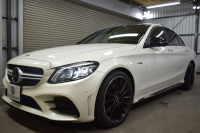 メルセデスベンツ Cクラス C43 4ﾏﾁｯｸ  ﾚｰﾀﾞｰｾｰﾌﾃｨP 後期型 右H 3.0ﾘｯﾀｰV6/390馬力 MEｺﾈｸﾄ ｺﾗﾑ9速AT ﾊﾟﾉﾗﾏｻﾝﾙｰﾌ ﾋｰﾀｰ黒本革 ﾃﾞｨｽﾄﾛ BSM Lﾁｪﾝｼﾞ AMGｴｱﾛ ｷｰGO ﾊﾟｰｸﾄﾛ ﾌｯﾄﾄﾗﾝｸ HUD ﾌﾞﾙﾒｽﾀｰS 液晶ﾒｰﾀｰ LEDﾍｯﾄﾞﾗｲﾄ 地ﾃﾞｼﾞﾅﾋﾞ Bｶﾒﾗ 2年保証