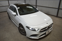 メルセデスベンツ Aクラス A200d AMGﾗｲﾝ AMGﾚｻﾞｰｴｸｽｸﾙｰｼﾌﾞ ｱﾄﾞﾊﾞﾝｽﾄﾞ/ﾚｰﾀﾞｰｾｰﾌﾃｨP ﾃﾞｨｰｾﾞﾙ燃費 18.8km MEｺﾈｸﾄ 8速AT ﾊﾟﾉﾗﾏｻﾝﾙｰﾌ ﾋｰﾀｰ黒灰革 ﾃﾞｨｽﾄﾛ BSM Lﾁｪﾝｼﾞ AMGｴｱﾛ18AW ｷｰﾚｽGO PTS HUD ｱﾄﾞﾊﾞﾝｽﾄﾞｻｳﾝﾄﾞ 対話式ﾅﾋﾞ 360ｶﾒﾗ 2年保証