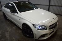 メルセデスベンツ Cクラス C43 4ﾏﾁｯｸ  ﾚｰﾀﾞｰｾｰﾌﾃｨP 後期型 ﾊﾟﾉﾗﾏｻﾝﾙｰﾌ ﾋｰﾀｰ黒本革 ﾃﾞｨｽﾄﾛ BSM Lﾁｪﾝｼﾞ AMGｴｱﾛ ｷｰGO ﾊﾟｰｸﾄﾛ ﾌｯﾄﾄﾗﾝｸ HUD ﾌﾞﾙﾒｽﾀｰS 液晶ﾒｰﾀｰ LEDﾍｯﾄﾞﾗｲﾄ 地ﾃﾞｼﾞﾅﾋﾞ Bｶﾒﾗ 2年保証