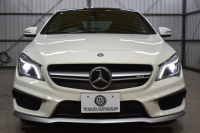 AMG CLAクラス CLA45 4ﾏﾁｯｸ ﾚｰﾀﾞｰｾｰﾌﾃｨP 高出力ｴﾝｼﾞﾝ360馬力 ﾊﾟﾉﾗﾏｻﾝﾙｰﾌ ﾋｰﾀｰ黒革 ﾃﾞｨｽﾄﾛﾆｯｸﾌﾟﾗｽ ﾌﾞﾗｲﾝﾄﾞｽﾎﾟｯﾄ AMGｴｱﾛ18AW 地ﾃﾞｼﾞ ﾊﾞｯｸｶﾒﾗ ﾊﾟｰｸﾄﾛﾆｯｸ 2年保証