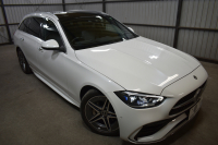 メルセデスベンツ Cクラス C220d ﾜｺﾞﾝ AVG AMGﾗｲﾝ ﾚｻﾞｰｴｸｽｸﾙｰｼﾌﾞ ﾚｰﾀﾞｰSP ISG搭載 ﾋｰﾀｰ黒革 ﾃﾞｨｽﾄﾛ AMGｴｱﾛ18AW ｷｰGO MBUXﾅﾋﾞ360ｶﾒ HUD 2年保証
