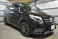 メルセデスベンツ Vクラス V220d ｽﾎﾟｰﾂ ﾛﾝｸﾞ AMGﾗｲﾝ ﾚｰﾀﾞｰP  ﾊﾟﾉﾗﾏｻﾝﾙｰﾌ  ﾌﾞﾙﾒｽﾀｰS ﾋｰﾀｰ黒革 ﾃﾞｨｽﾄﾛ BSM Lｷｰﾌﾟ AMGｴｱﾛ19AW 両側電動ｽﾗｲﾄﾞ 電動Rｹﾞｰﾄ 地ﾃﾞｼﾞ360ｶﾒﾗ 2年保証