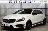 AMG Aクラス A45AMG 4ﾏﾁｯｸ ｴﾃﾞｨｼｮﾝ1 400台限定 ｾｰﾌﾃｨP 360馬力 ﾋｰﾀｰ黒革 AMGﾊﾟﾌｫｰﾏﾝｽｼｰﾄ&ｽﾃｱﾘﾝｸﾞﾃﾞｨｽﾄﾛ 専用ｴｱﾛ 専用ｲﾝﾃﾘｱ AMG19AW 赤ｷｬﾘﾊﾟｰ ﾌﾞﾗｲﾝﾄﾞｽﾎﾟｯﾄ CPA+ 地デジHDDﾅﾋﾞBｶﾒﾗ 2年保証