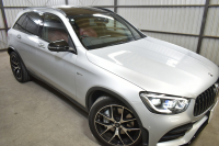 AMG GLC GLC43 4MATIC  ｴｸｽｸﾙｰｼﾌﾞ ﾚｰﾀﾞｰｾｰﾌﾃｨP 後期型  390馬力V6 ﾊﾟﾉﾗﾏｻﾝﾙｰﾌ MBUXｼｽﾃﾑ ﾋｰﾀｰ赤黒革 ﾃﾞｨｽﾄﾛ BSM Lﾁｪﾝｼﾞ AMGｴｱﾛ20AW ｷｰﾚｽGO PTS  HUD  対話式ﾅﾋﾞTV 360ｶﾒ 2年保証