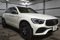 AMG GLC GLC43 4MATIC  ｴｸｽｸﾙｰｼﾌﾞ ﾚｰﾀﾞｰｾｰﾌﾃｨP 後期型  390馬力V6 ﾊﾟﾉﾗﾏｻﾝﾙｰﾌ MBUXｼｽﾃﾑ ﾋｰﾀｰ赤黒革 ﾃﾞｨｽﾄﾛ BSM Lﾁｪﾝｼﾞ AMGｴｱﾛ20AW ｷｰﾚｽGO PTS  HUD  対話式ﾅﾋﾞTV 360ｶﾒ 2年保証