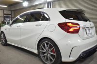 AMG Aクラス A45 4ﾏﾁｯｸ ﾚｰﾀﾞｰSP 後期型 381馬力 4WD AMG7速DCT ﾊﾟﾉﾗﾏｻﾝﾙｰﾌ ﾋｰﾀｰ黒革 ﾃﾞｨｽﾄﾛ Bｽﾎﾟｯﾄ Lｷｰﾌﾟ AMGｴｱﾛ18AW ｷｰﾚｽGO ﾊﾟｰｸﾄﾛ 8ｲﾝﾁﾓﾆﾀｰ 地ﾃﾞｼﾞHDDBﾅﾋﾞBｶﾒﾗ 2年保証